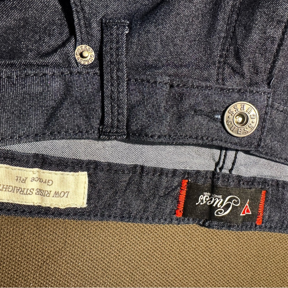 Low Rise Grace Fit Dark Blue Jeans